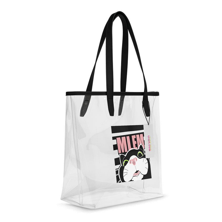 NEW! Mlem Tuxedo See Through Beach Bag! product image (6)