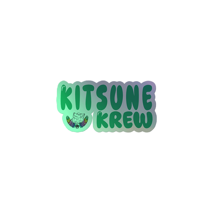 KITSUNE KREW Holographic Sticker product image (2)
