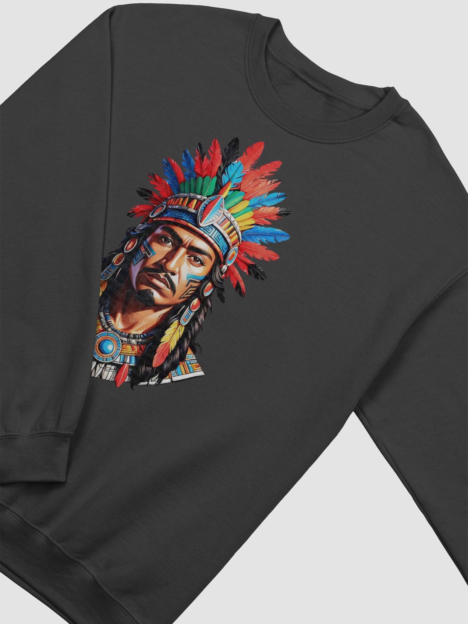 Feathered Headdress Vibrant Crewneck Sweatshirt product image (2)
