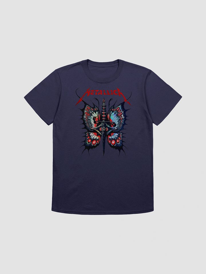 Metallica T-Shirt - Moth Into Flame Gothic Butterfly Dagger product image (1)