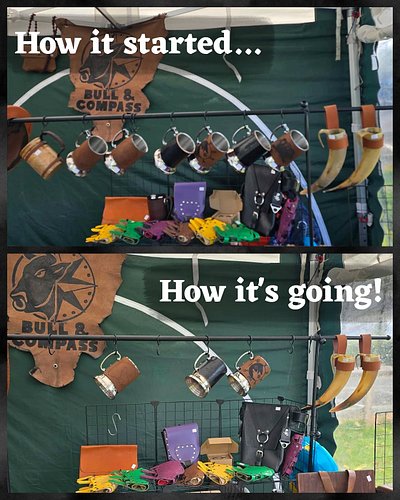 What an amazing first day at the Road, Rail & Ale Festival at Statfold Country Park!

My tankards have absolutely flown out; ...