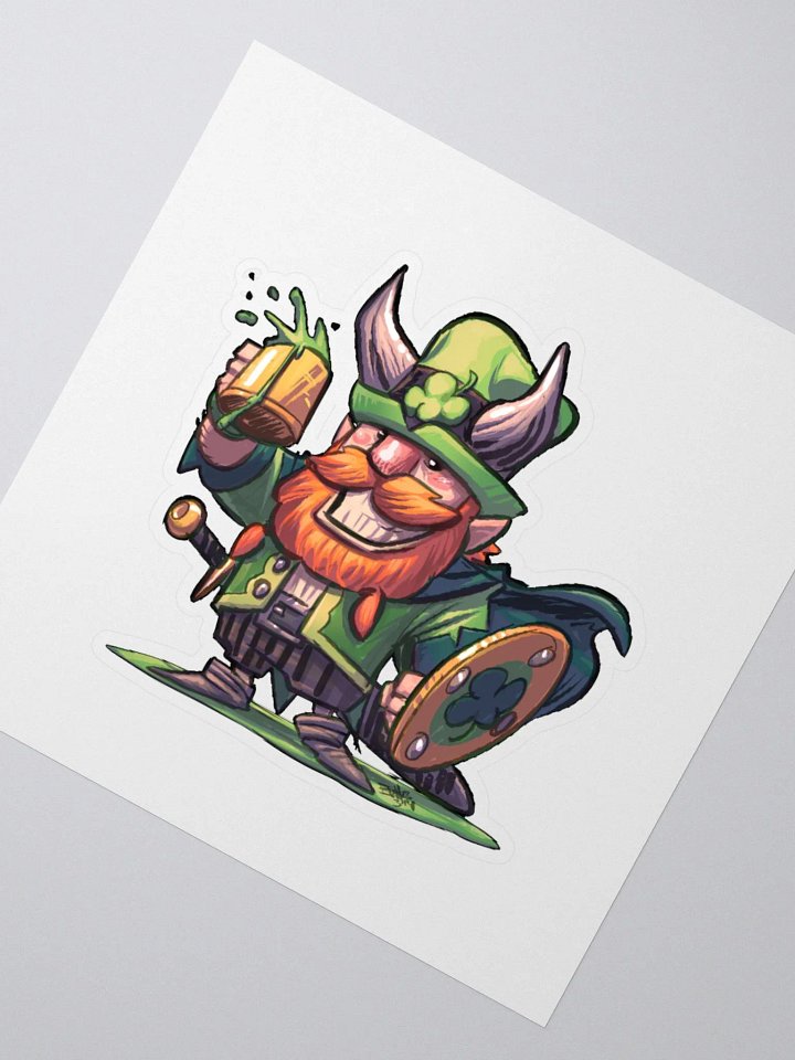 St. Paddy viking sticker product image (5)
