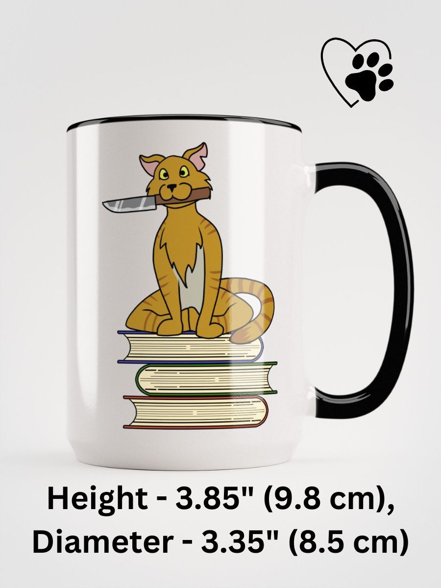 Don't Touch My Books - 15oz. Cat Mug product image (2)