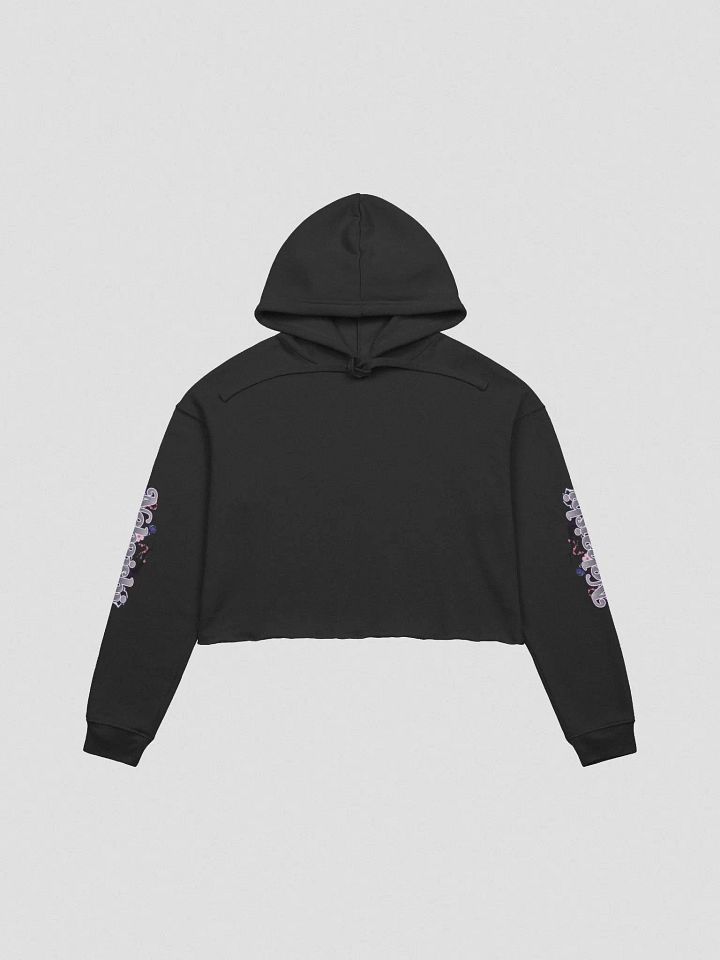 Bella+Canvas Fleece Crop Hoodie - Standard | Dark Mode product image (1)