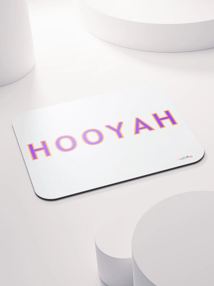 Hooyah Classic Mouse Pad (White) product image (4)