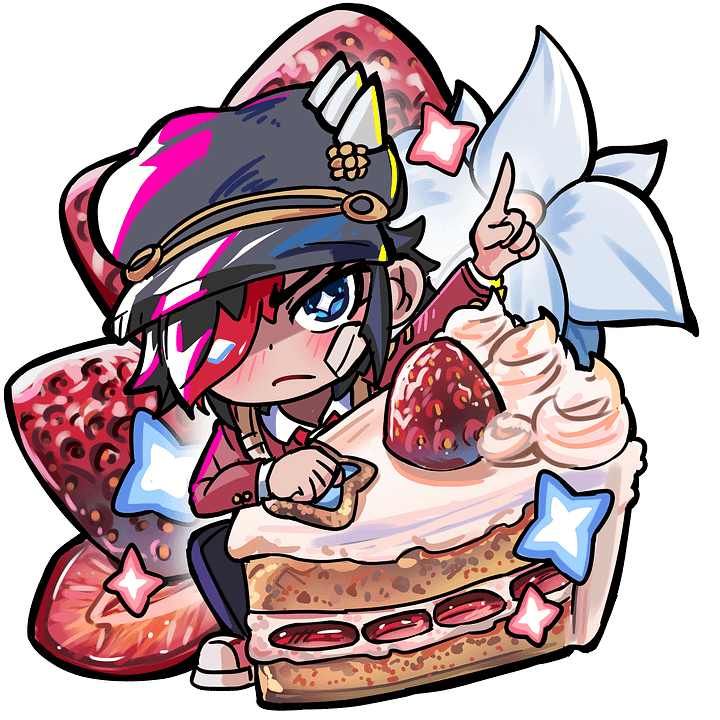[SS] Mars Strawberry Cake Charm product image (1)