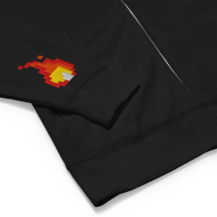 Phlare Flame Fleece Zip Up Hoodie product image (2)