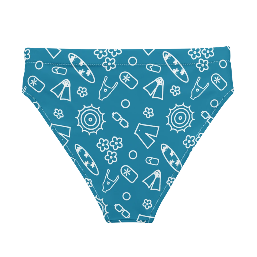 Beach Necessities Pattern High Waisted Bikini Bottom product image (2)