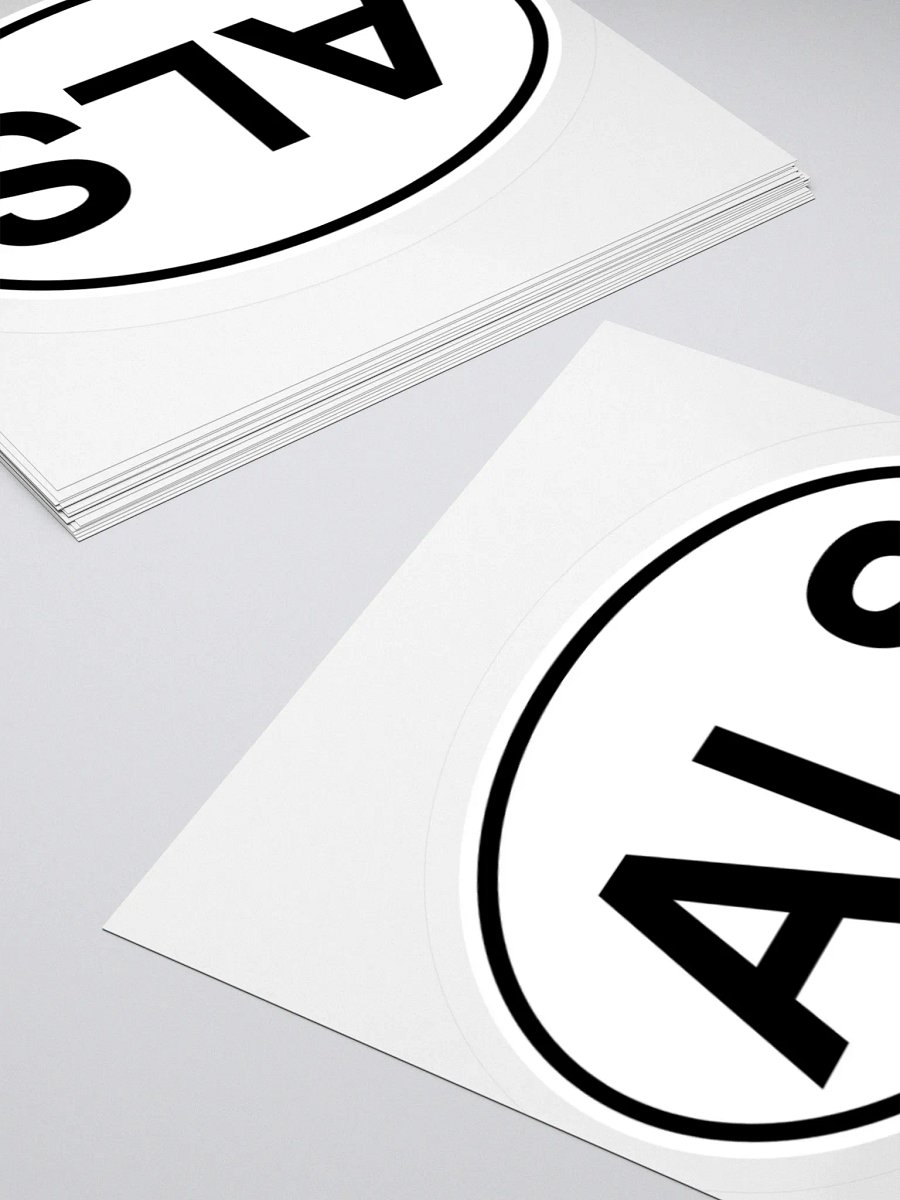 ALS Oval Sticker product image (4)
