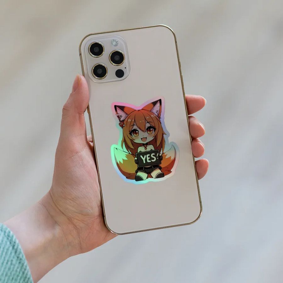 Mercurious YES Holographic Sticker product image (6)