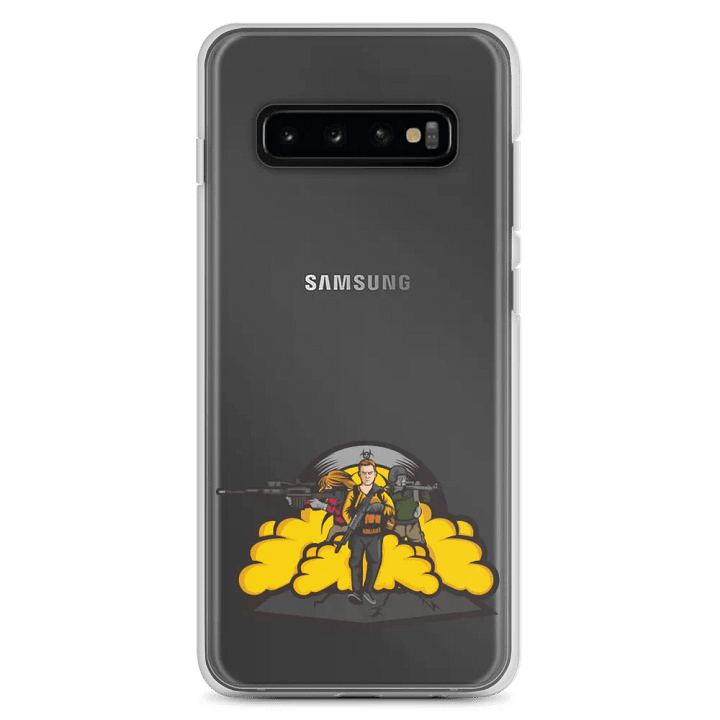Apocalyptic Death Squad Clear Samsung Case product image (2)