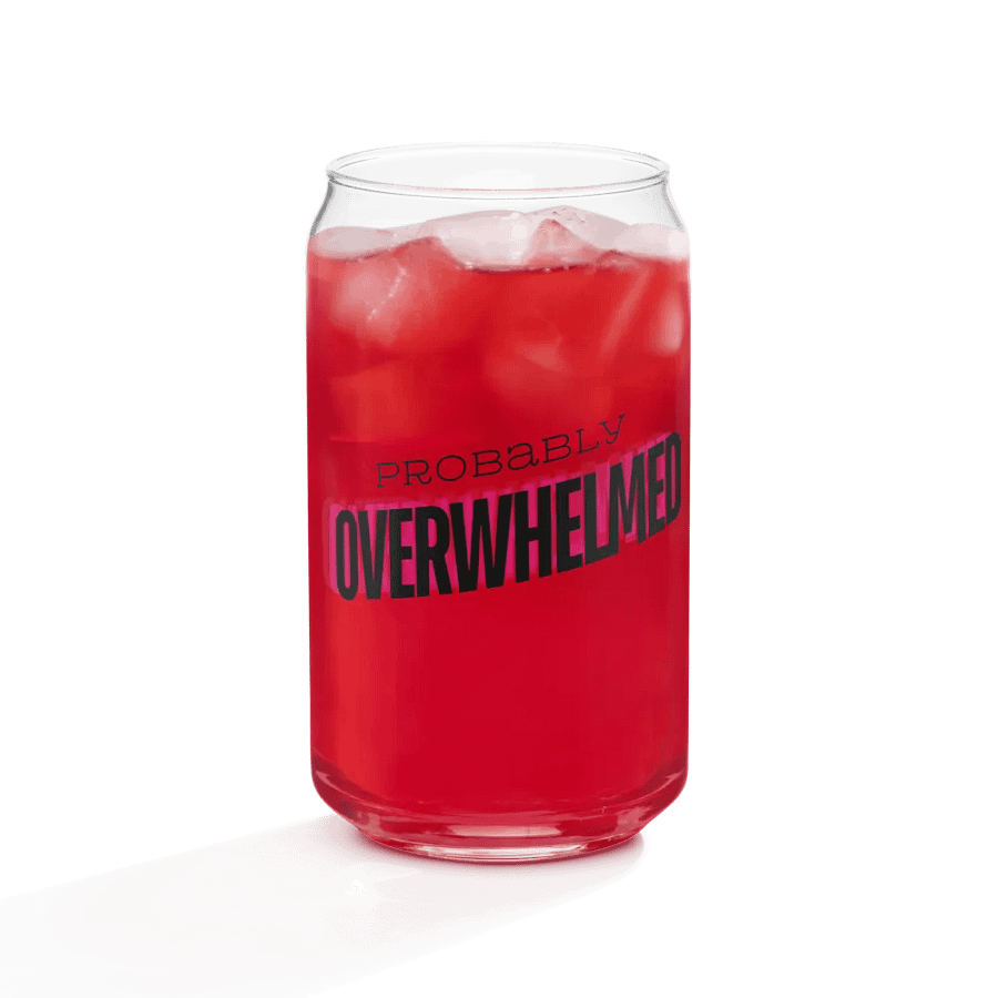 Probably Overwhelmed Can Glass product image (12)