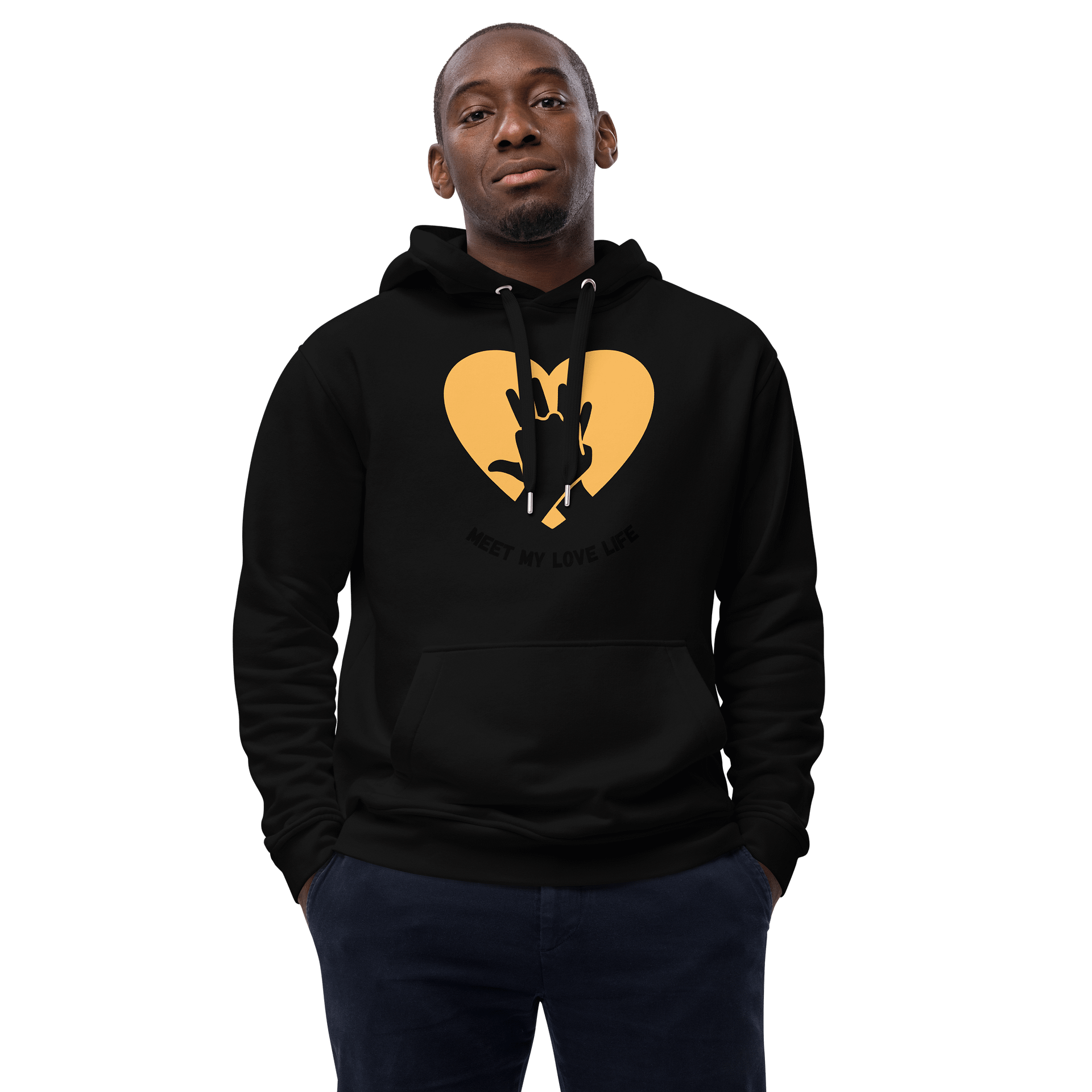 Meet my love life - premium eco hoodie product image (4)