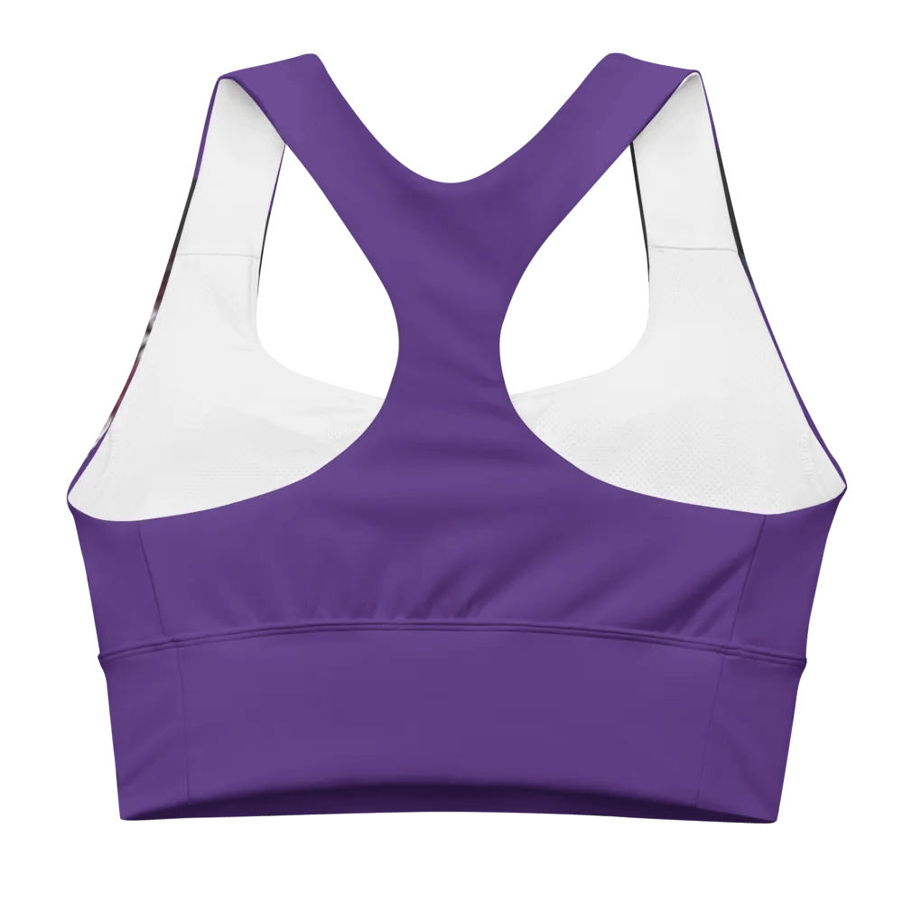 you matter sports bra - purple product image (2)