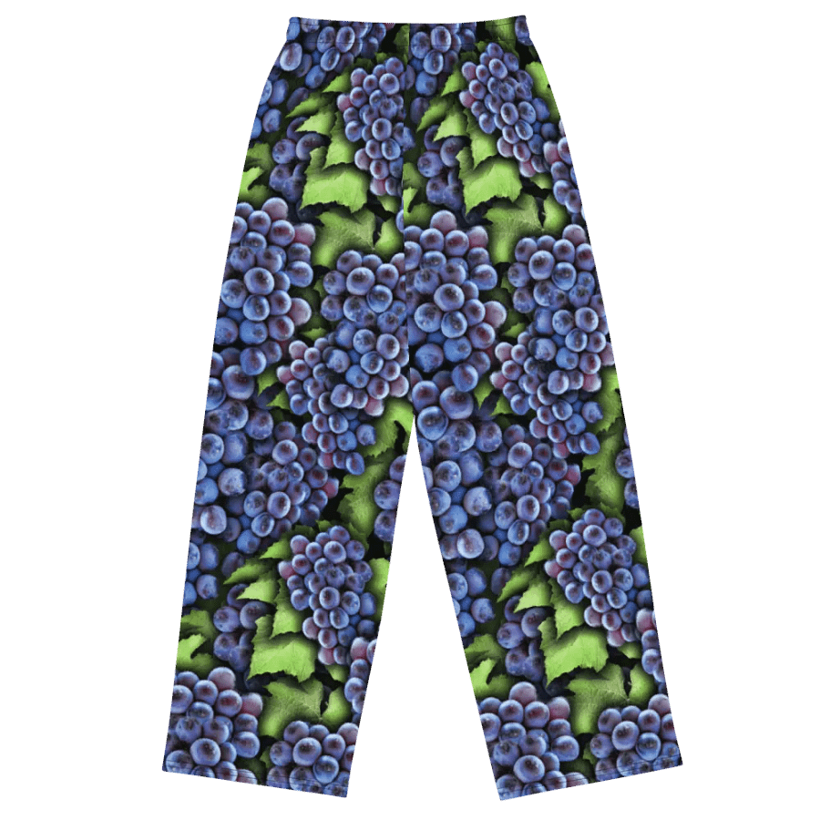 Grapes Pattern Wideleg Pants product image (1)