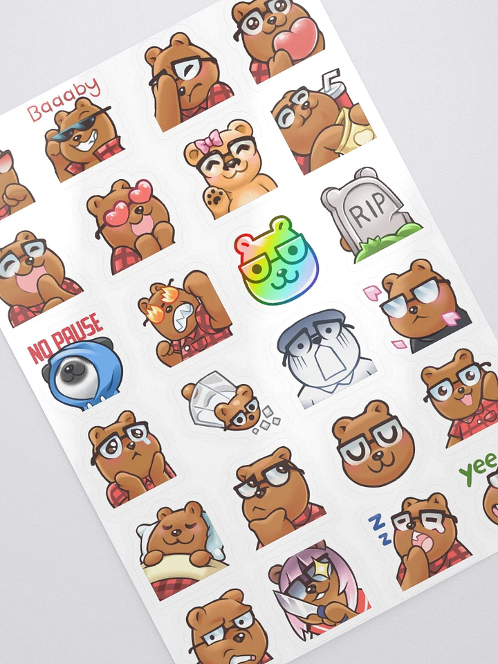 Classic Twitch Emotes Sticker Sheet! product image (2)