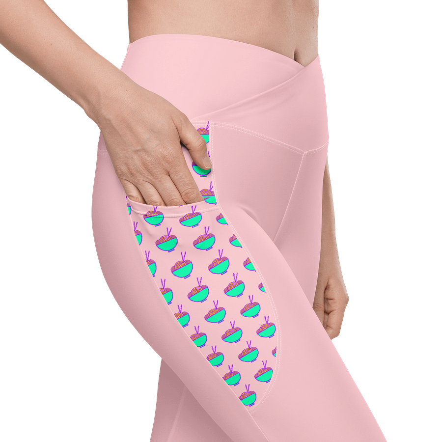 Noodle Crew Leggings! w/ Pockets! (Pink) product image (9)