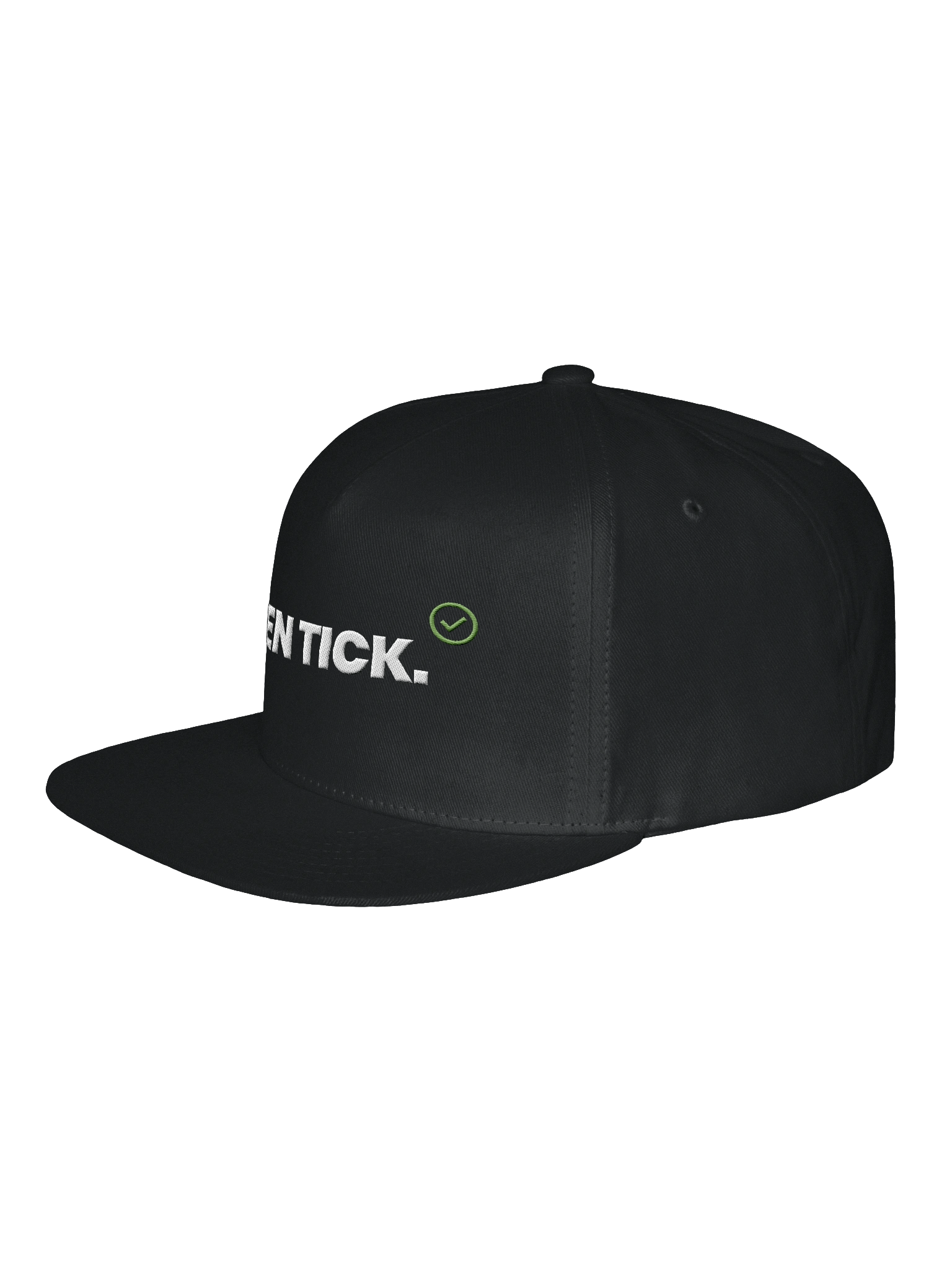 GREEN TICK Yupoong Flat Snapback Cap product image (4)
