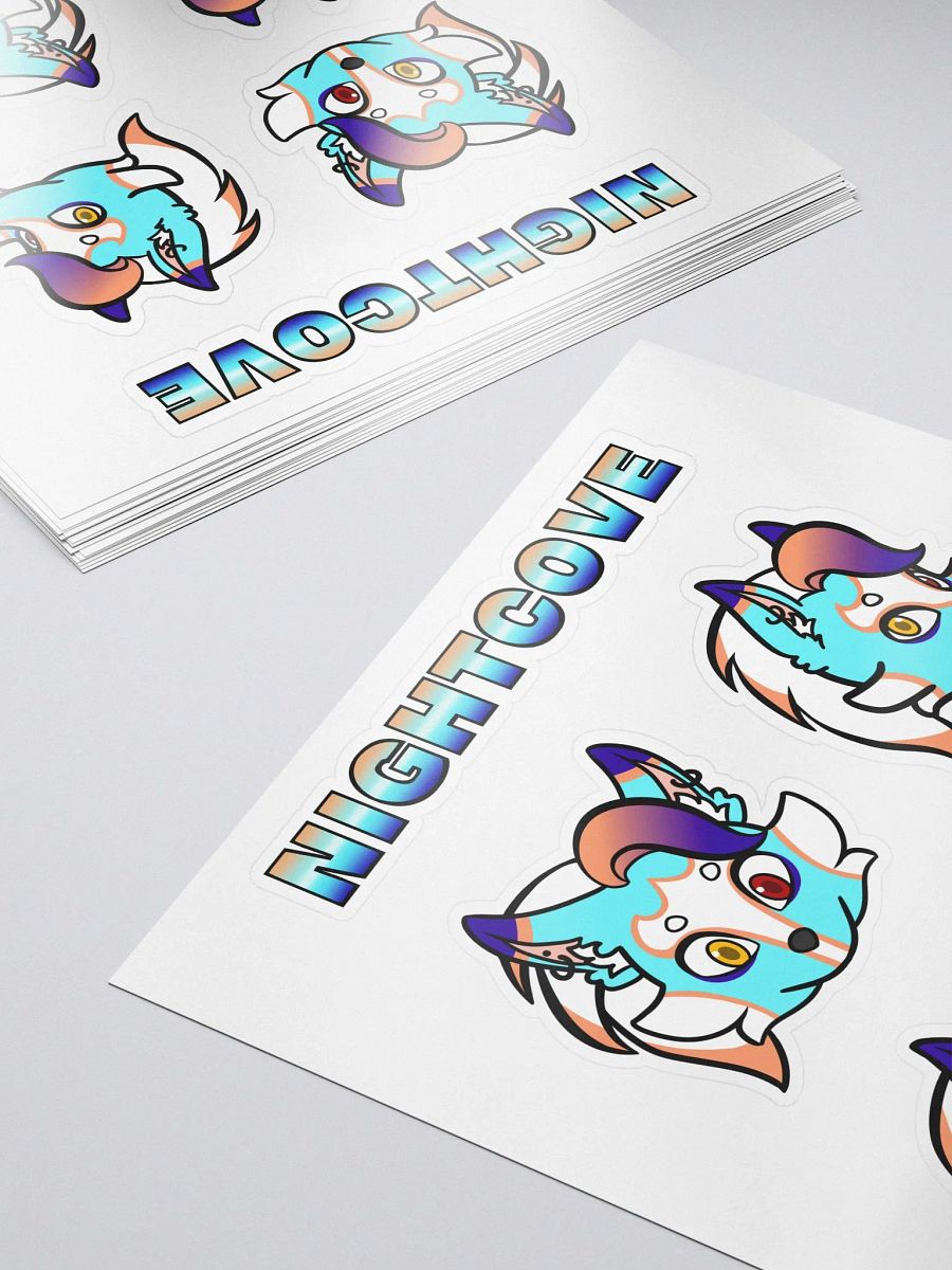 NightCove Emote Sticker Sheet product image (5)