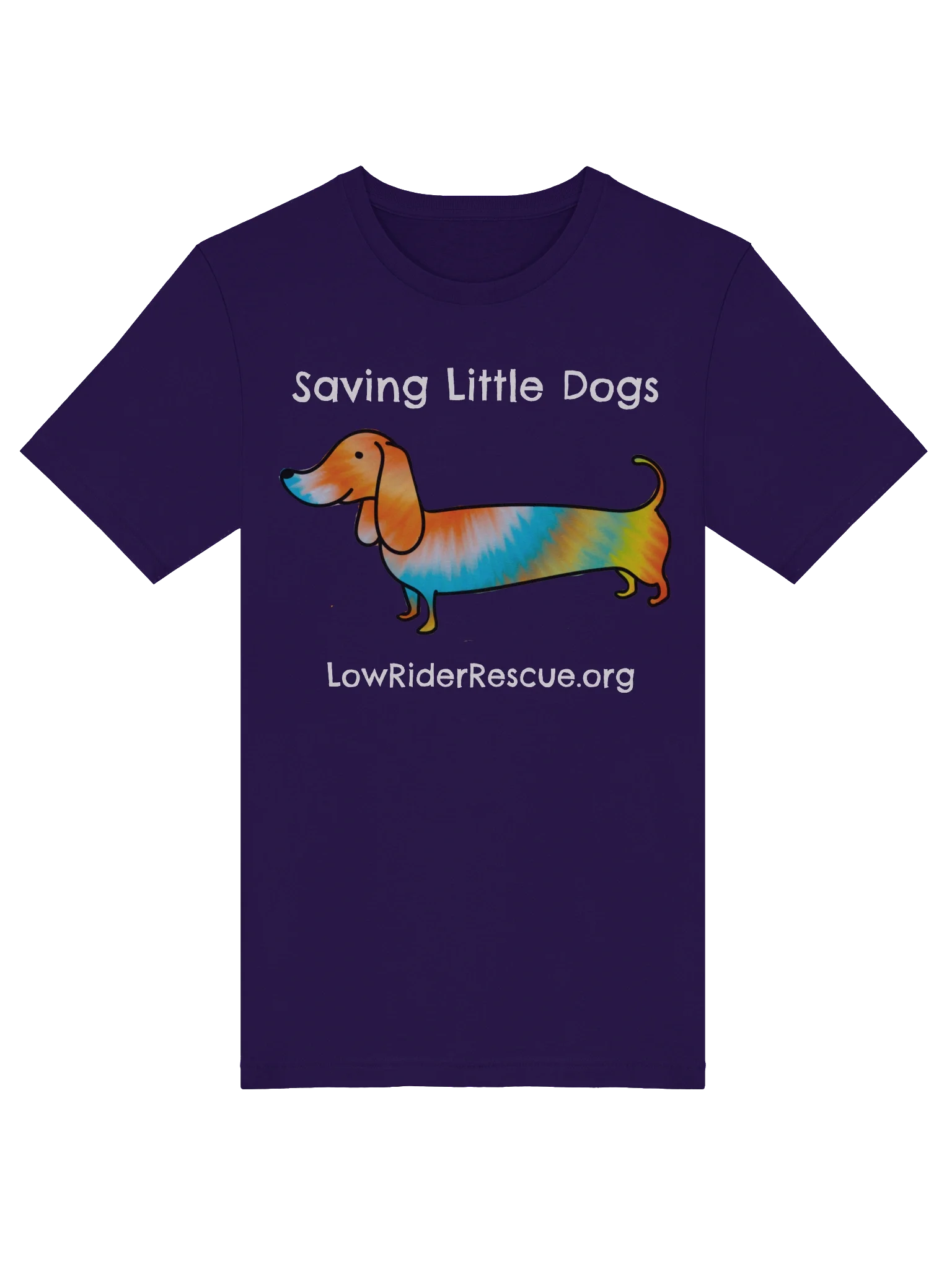 Tie-Dye Dachshund Saving Little Dogs T product image (43)
