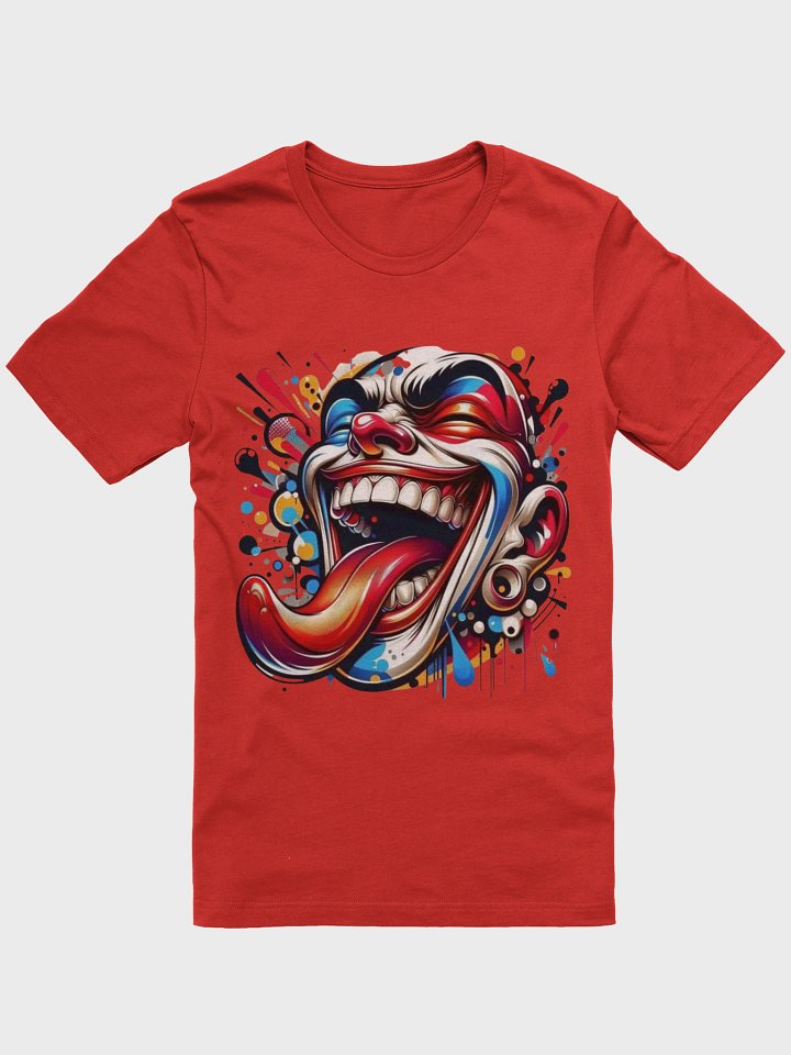 Graffiti Style Crazy Clown Art T-Shirt product image (1)