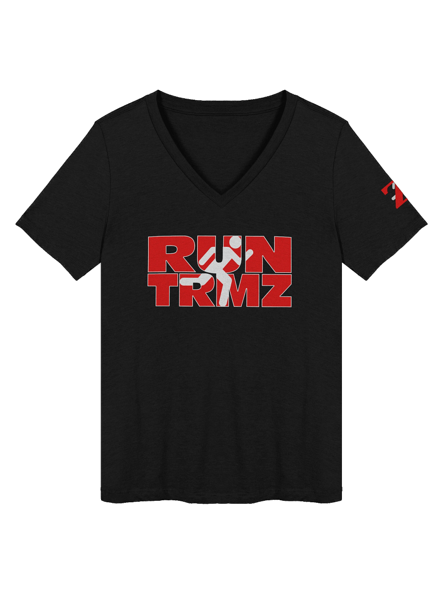 RUN TRMZ Ladies’ V-Neck Tee product image (1)