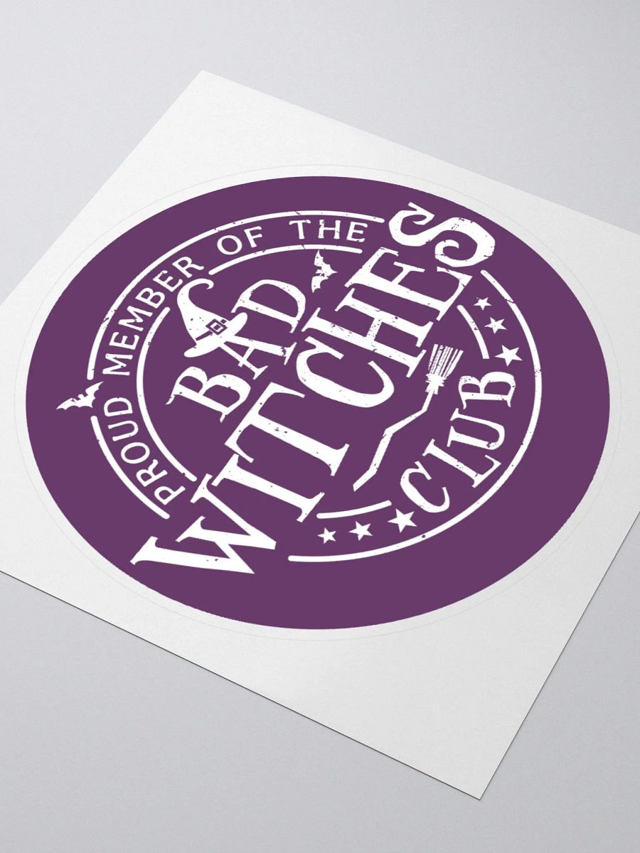 Bad Witches Club Sticker (Plum) product image (9)