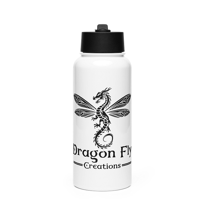 Dragon Fly Creations Water Bottle With Straw product image (1)