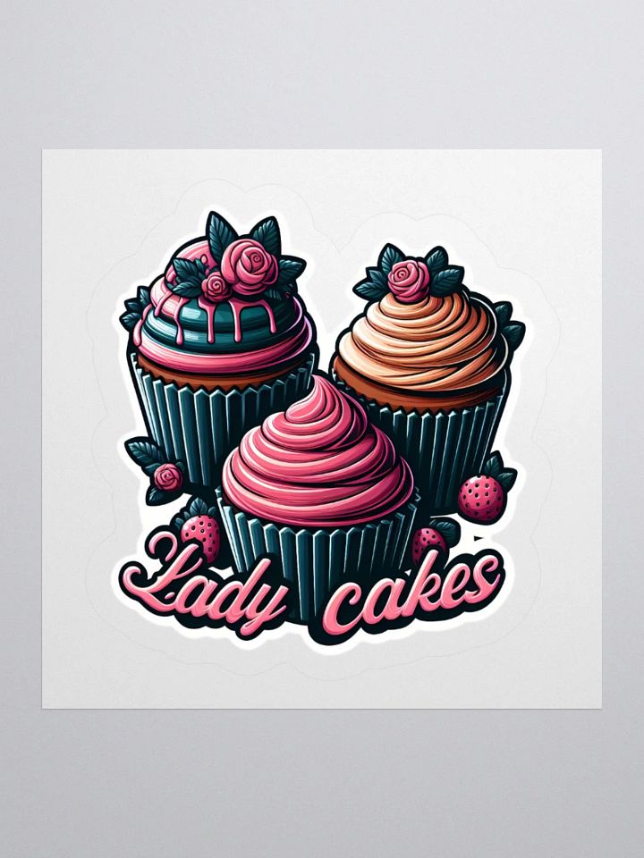 Lady Cakes Kiss Cut Stickers Set product image (1)