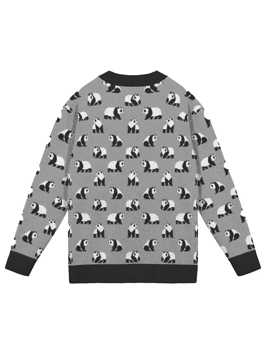 Gray Pandas Are Here Cardigan (Unisex) Image 2