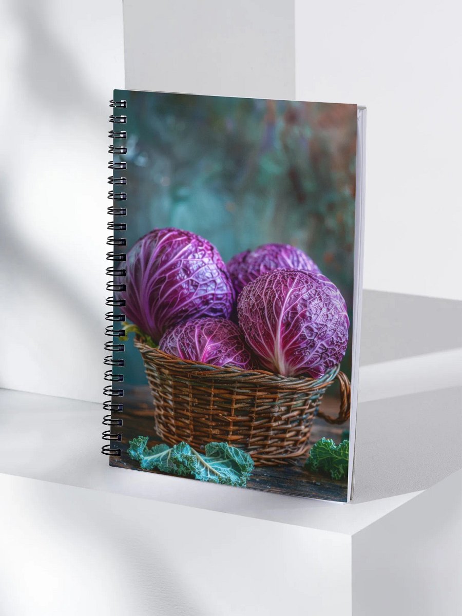 Red Cabbage in a Basket Notebook product image (4)