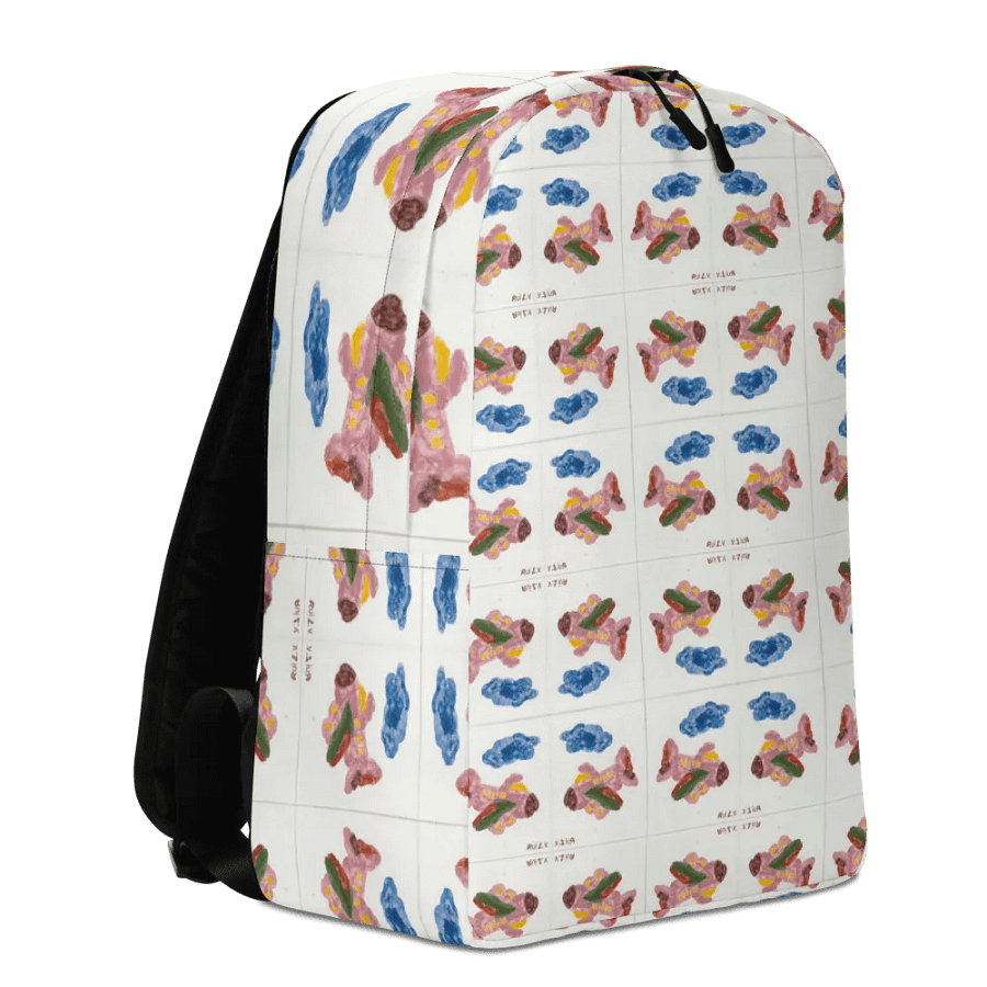 Kid Airplane (All-Over Print Minimalist Backpack) product image (4)