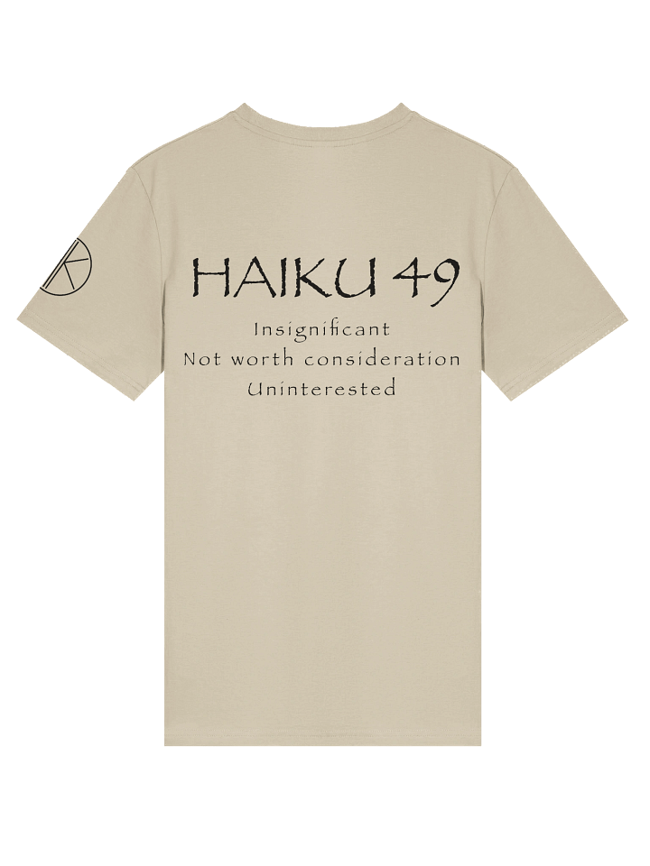 HAIKU 49 UNISEX ORGANIC TEE product image (6)