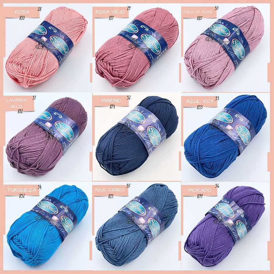SINFONIA – Premium Mercerized Cotton Yarn🧶 [100g]100% Mercerized Cotton product image (5)