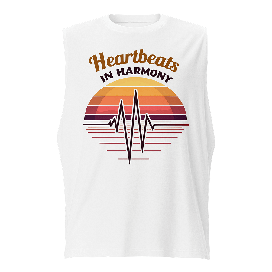Harmonious Heartbeats Sunset Muscle Tank product image (1)