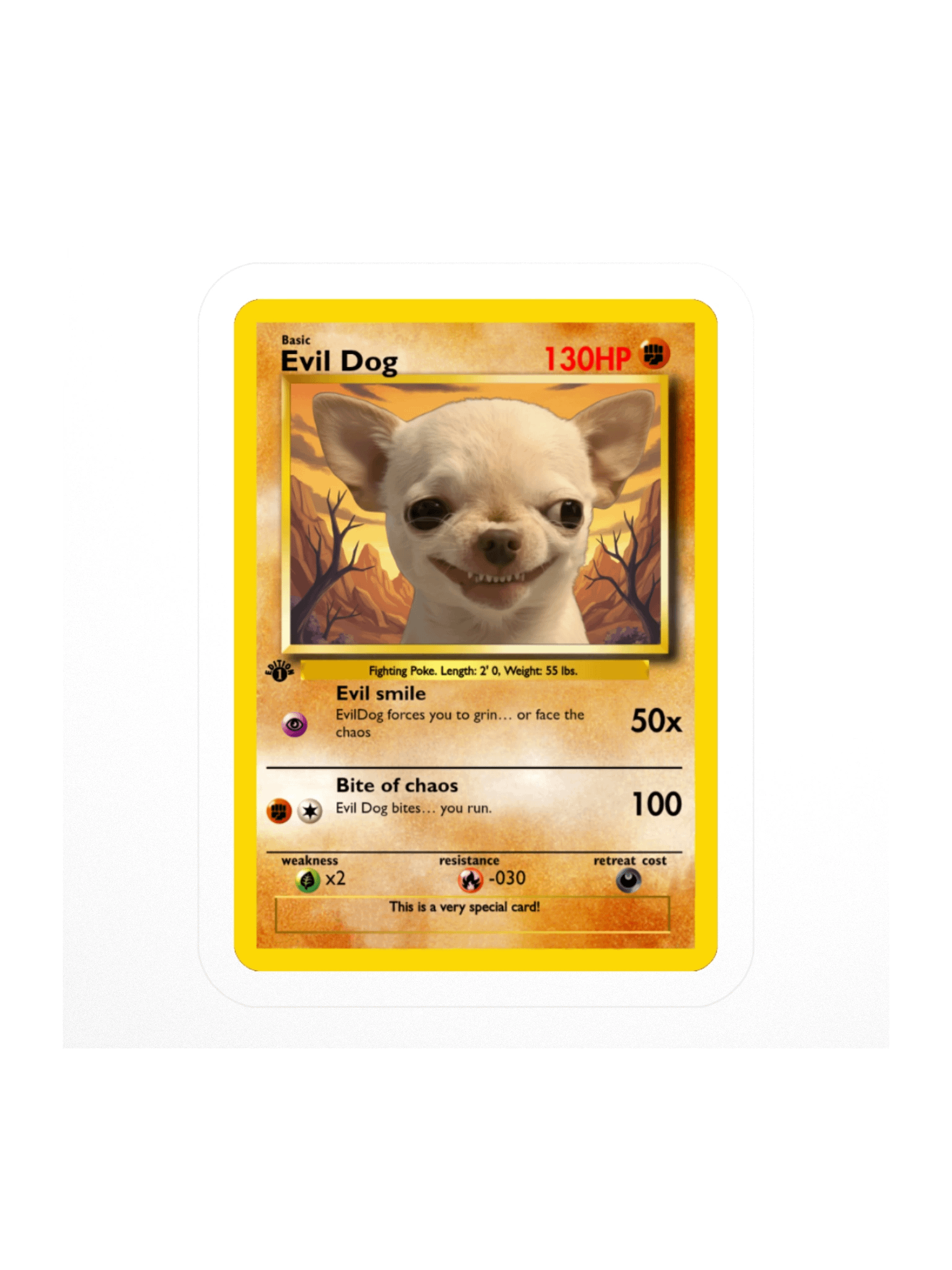 EvilDog Pokemon Sticker product image (1)