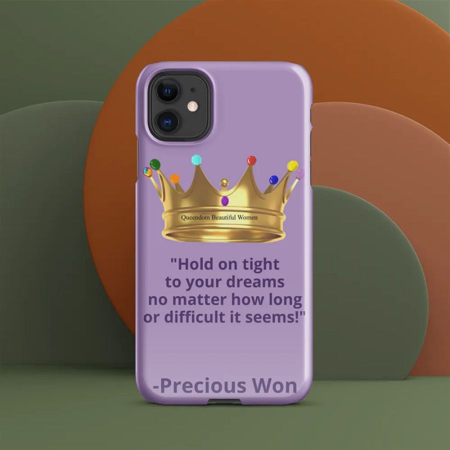 Queendom Beautiful Women iPhone® Snap Case (Lavender/Alexandrite) product image (9)