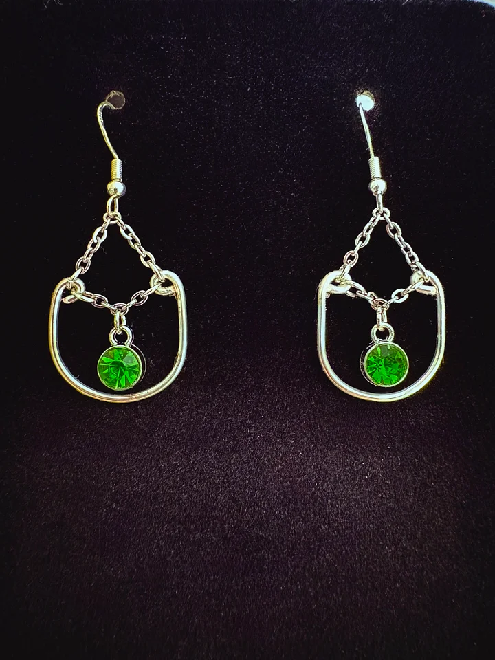 MFD-00281 | Peridot-Esque Ornate Earrings | Sterling Silver Hooks | Handmade Jewelry by Monique Faella Designs™ product image (1)