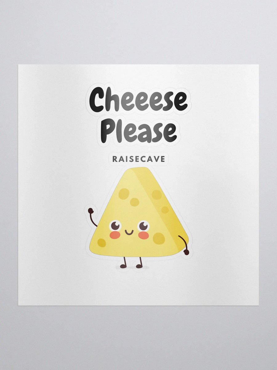 Cheeese Please Sticker product image (1)