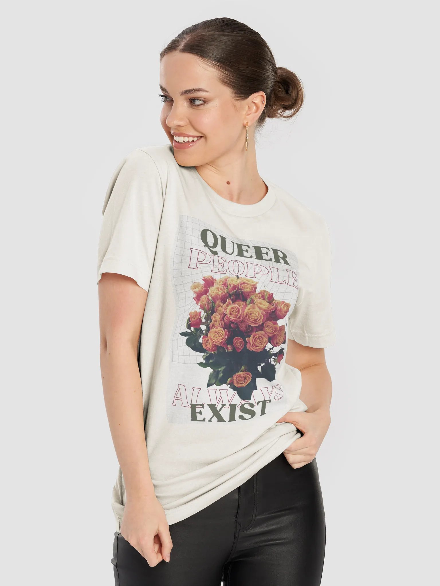 Queer People Exist Tee product image (68)