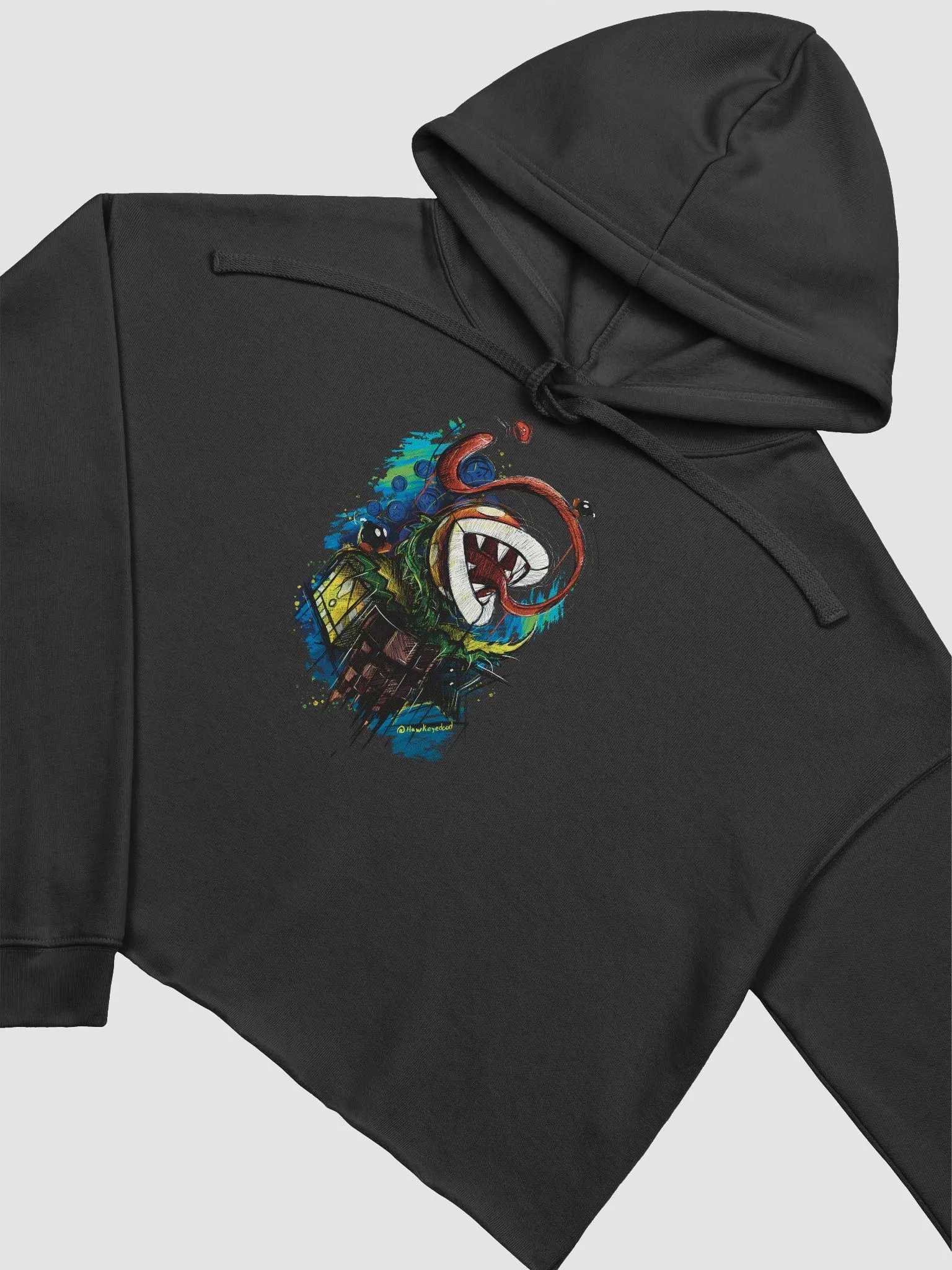 Piranha Plant by StephyJ Crop Hoodie product image (11)