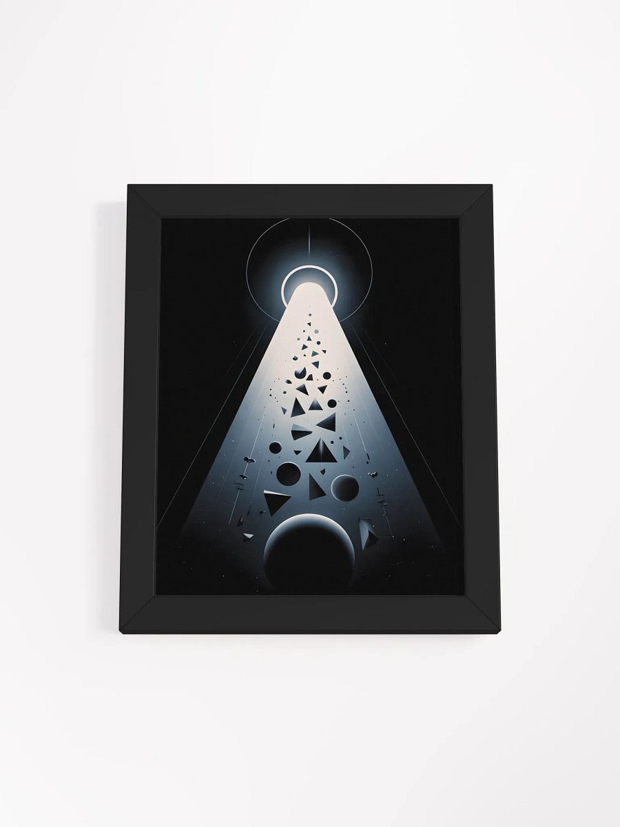Abstract Tunnel Framed Print | Modern Geometric Wall Art product image (1)