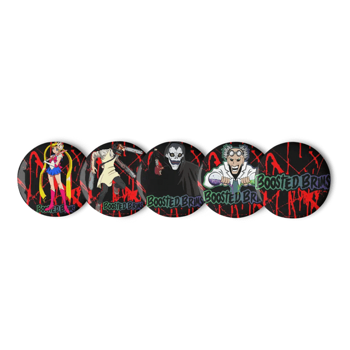 Slasher/Anime mash up pins product image (3)
