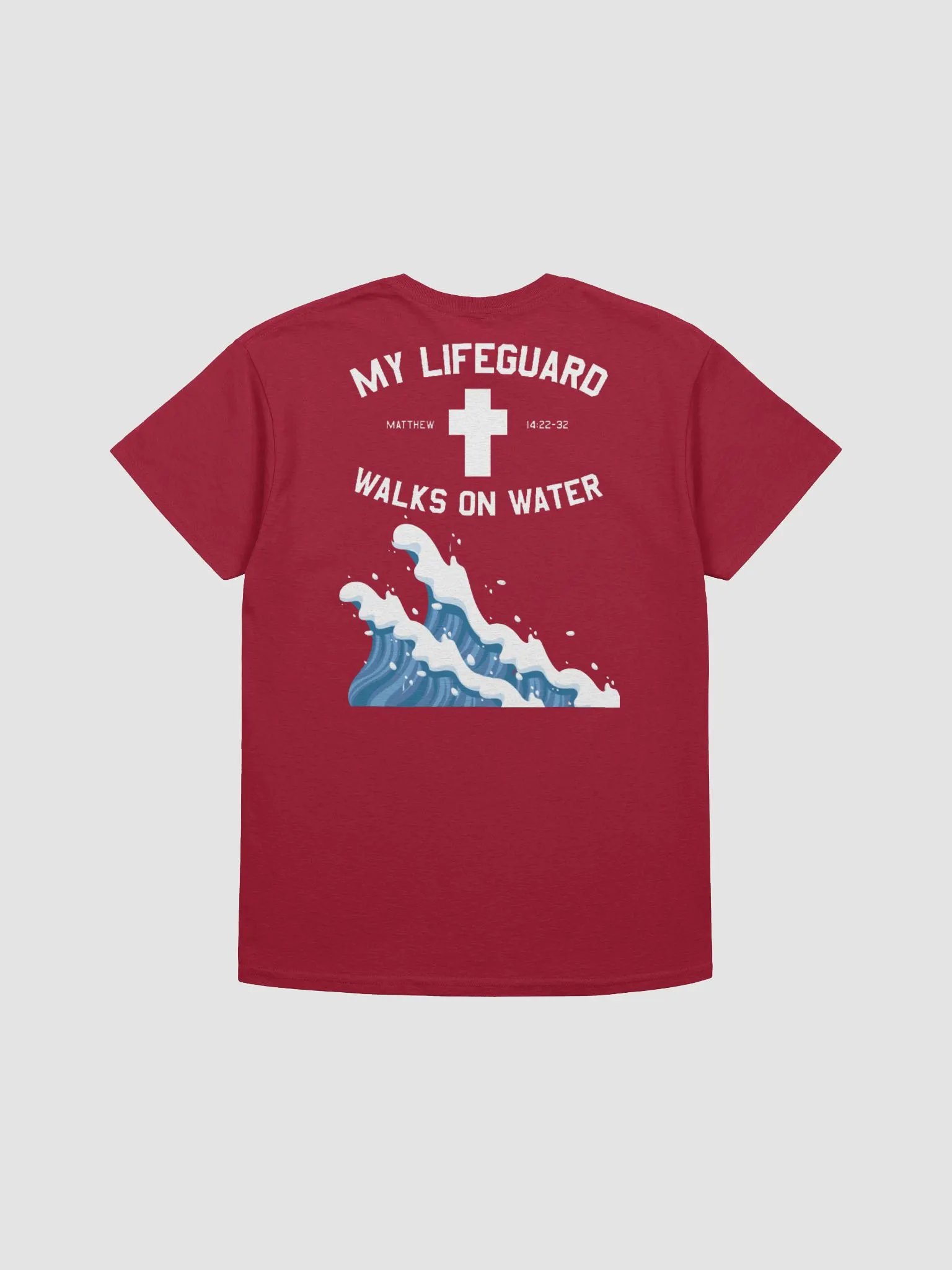 MY LIFEGUARD WALKS ON WATER T-SHIRT product image (3)