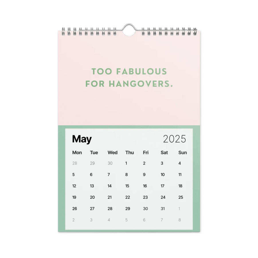 Sobriety Calendar 2025 Funny Sober Sayings product image (11)