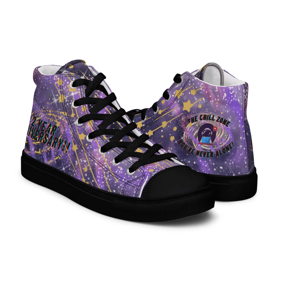 Chill Zone 2nd Anniversary Men Canva Shoes product image (11)