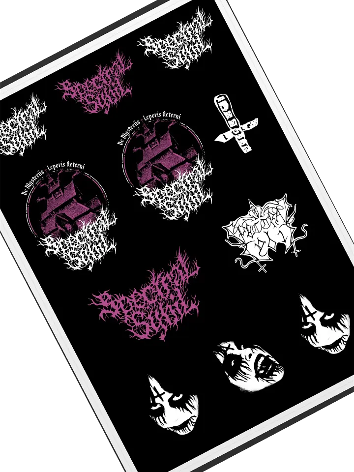 Black Metal Easter 2025 Sticker Set product image (2)