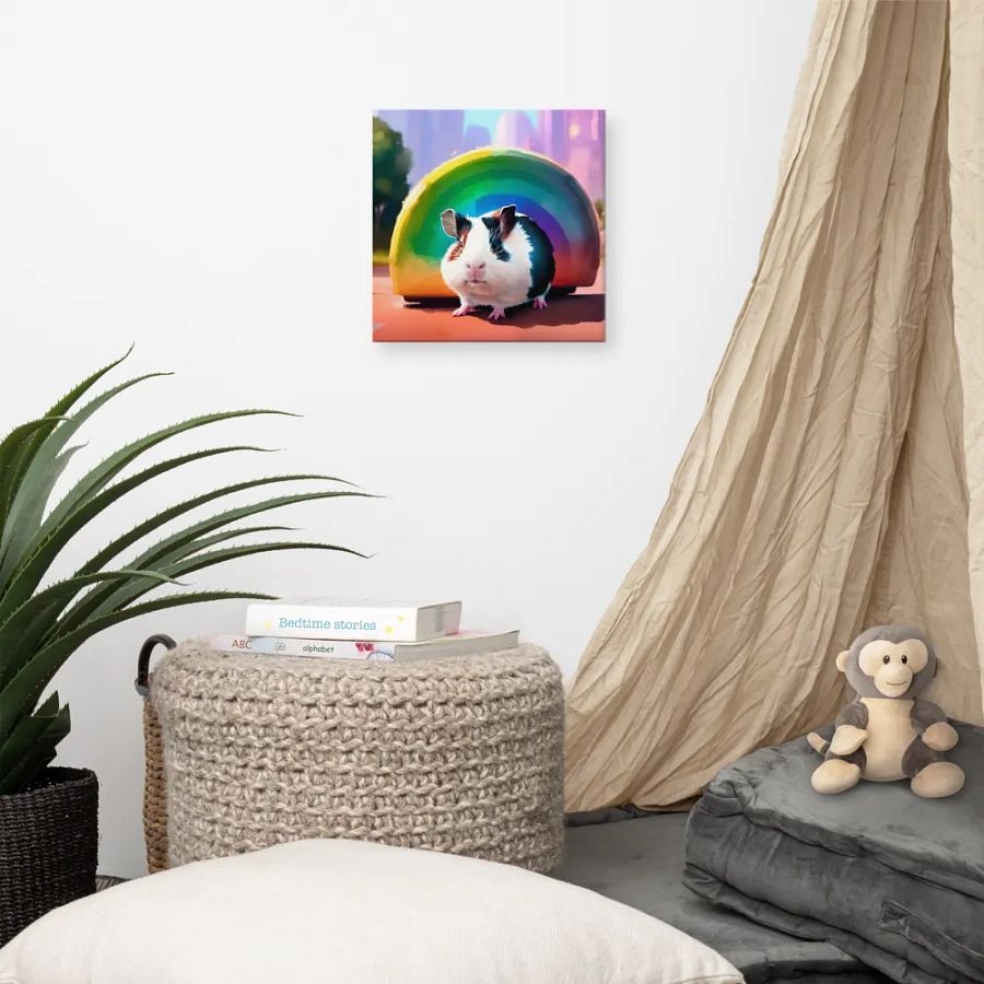 Cute Guinea Pig Digital Painting - v3 product image (7)