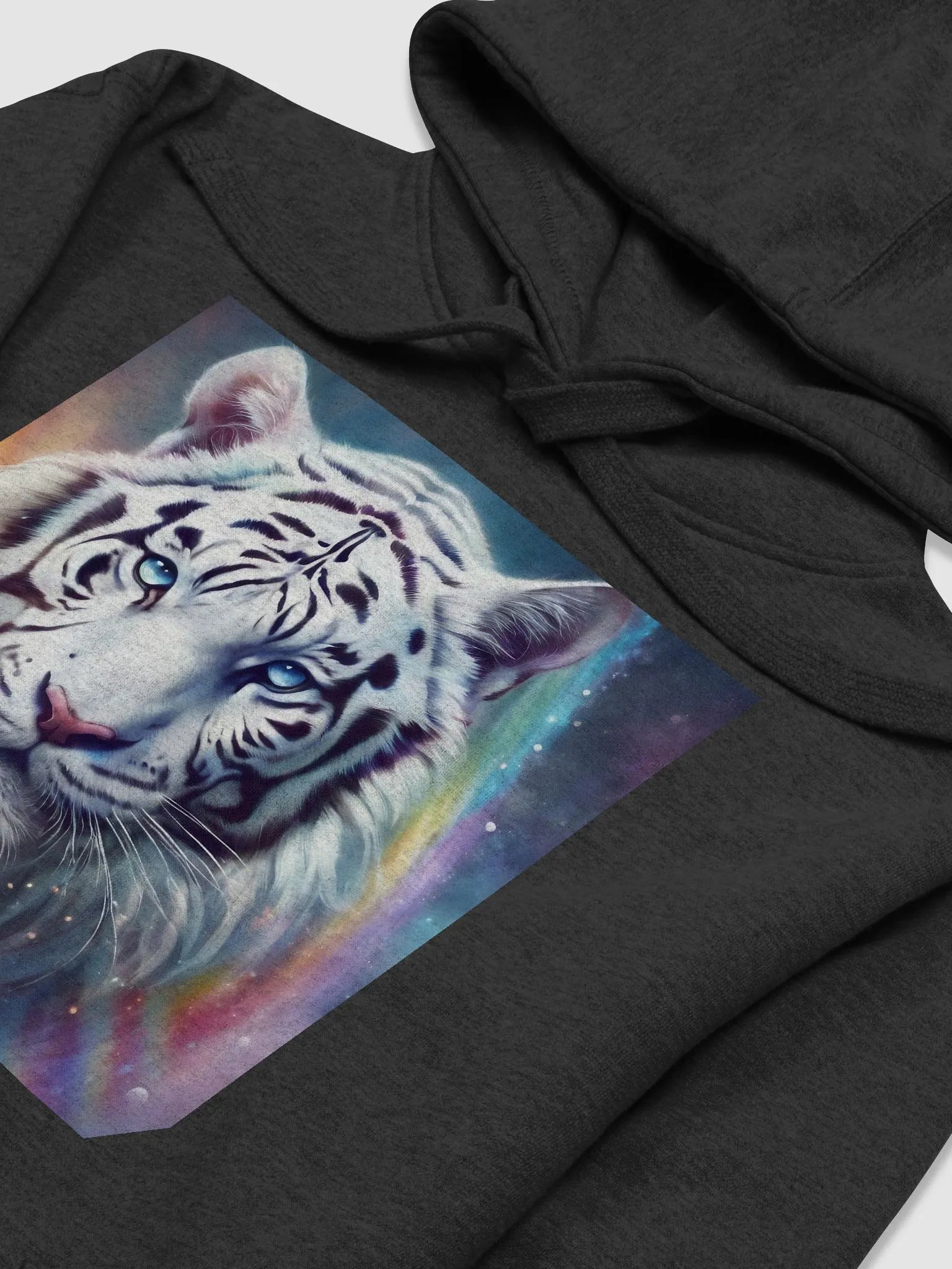 Unisex Hoodie With White Tiger product image (3)