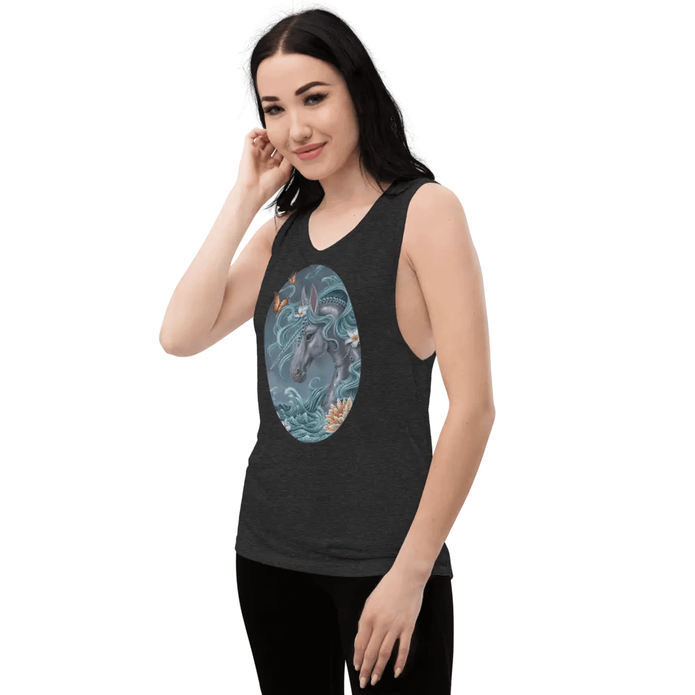 De La Mer - SFA Unicorn Ladies Muscle Tank product image (10)